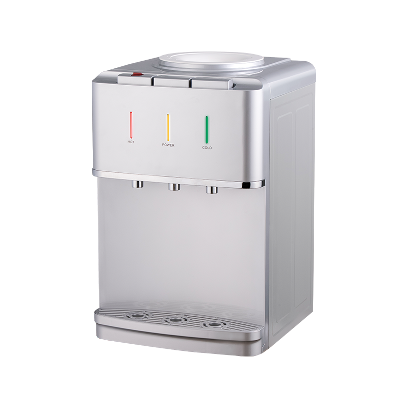 YR-2508T/YLR-2508T Серебристый настольный диспенсер для горячей и холодной воды
